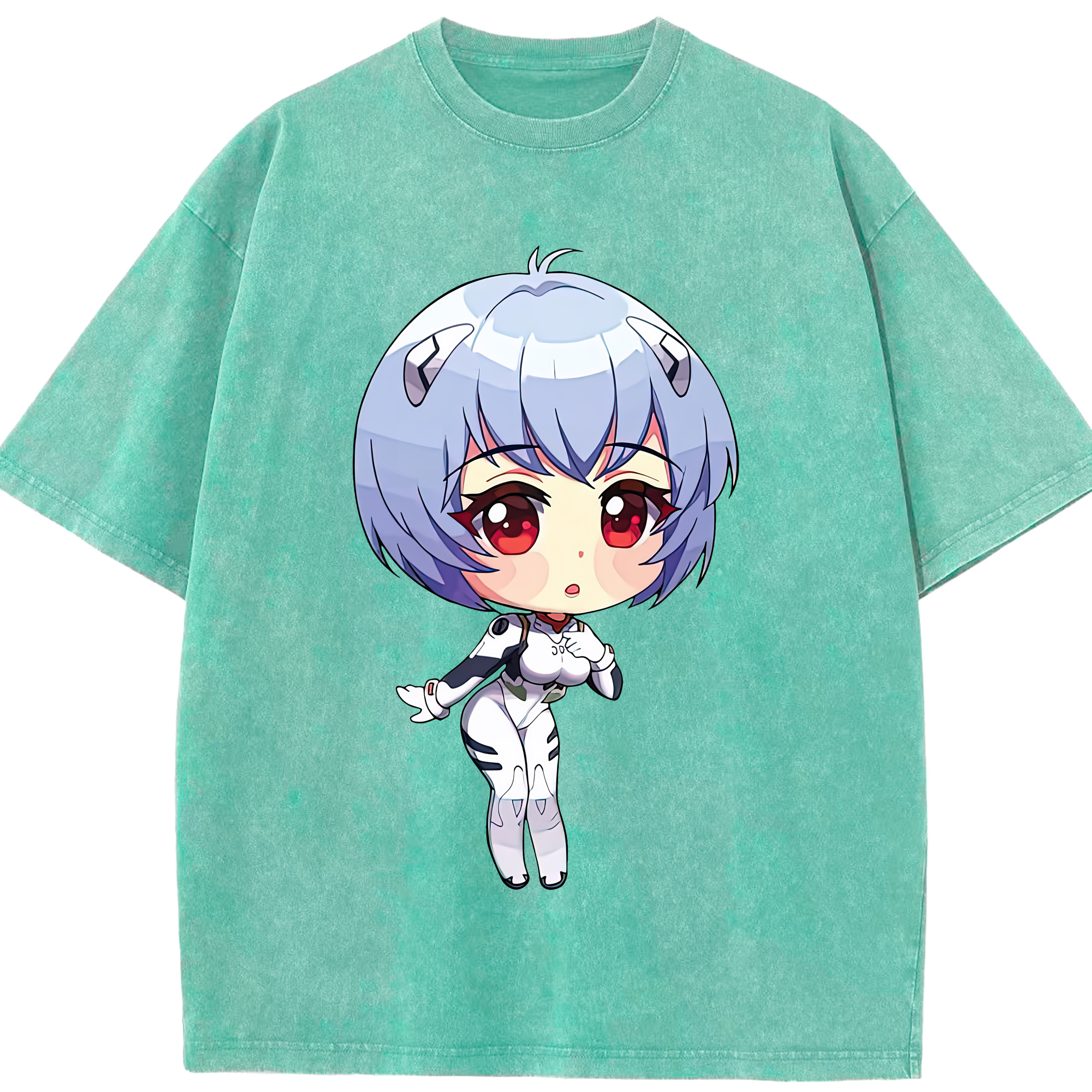 （画像用） EVA 新世紀エヴァンゲリオン 綿100% ヴィンテージ風 半袖Tシャツ（フロントプリント）